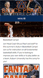 Mobile Screenshot of brucepearlbasketballcamps.com