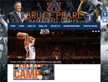 Tablet Screenshot of brucepearlbasketballcamps.com